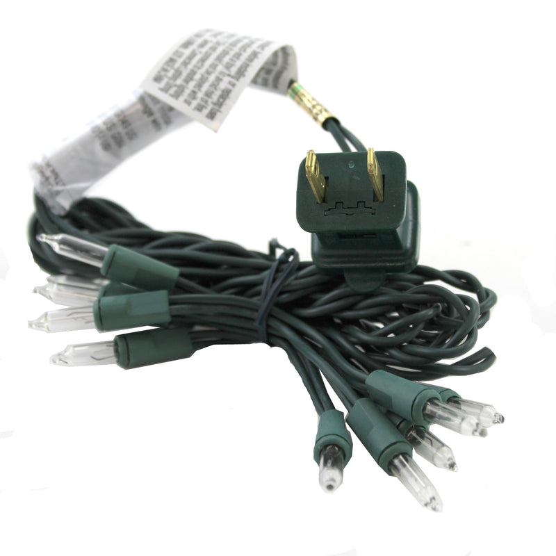 Mini String 11 Lights Cord Gr - 1 Strand Of Replacement Lights For Stony Creek Vases On Ul Approved Green Cord; 4 Replacement Bulbs And 1 Replacement Fuse 65 Inch, Wire - Replacement Lights Bulbs Fuse Lsw11 Green (51868)