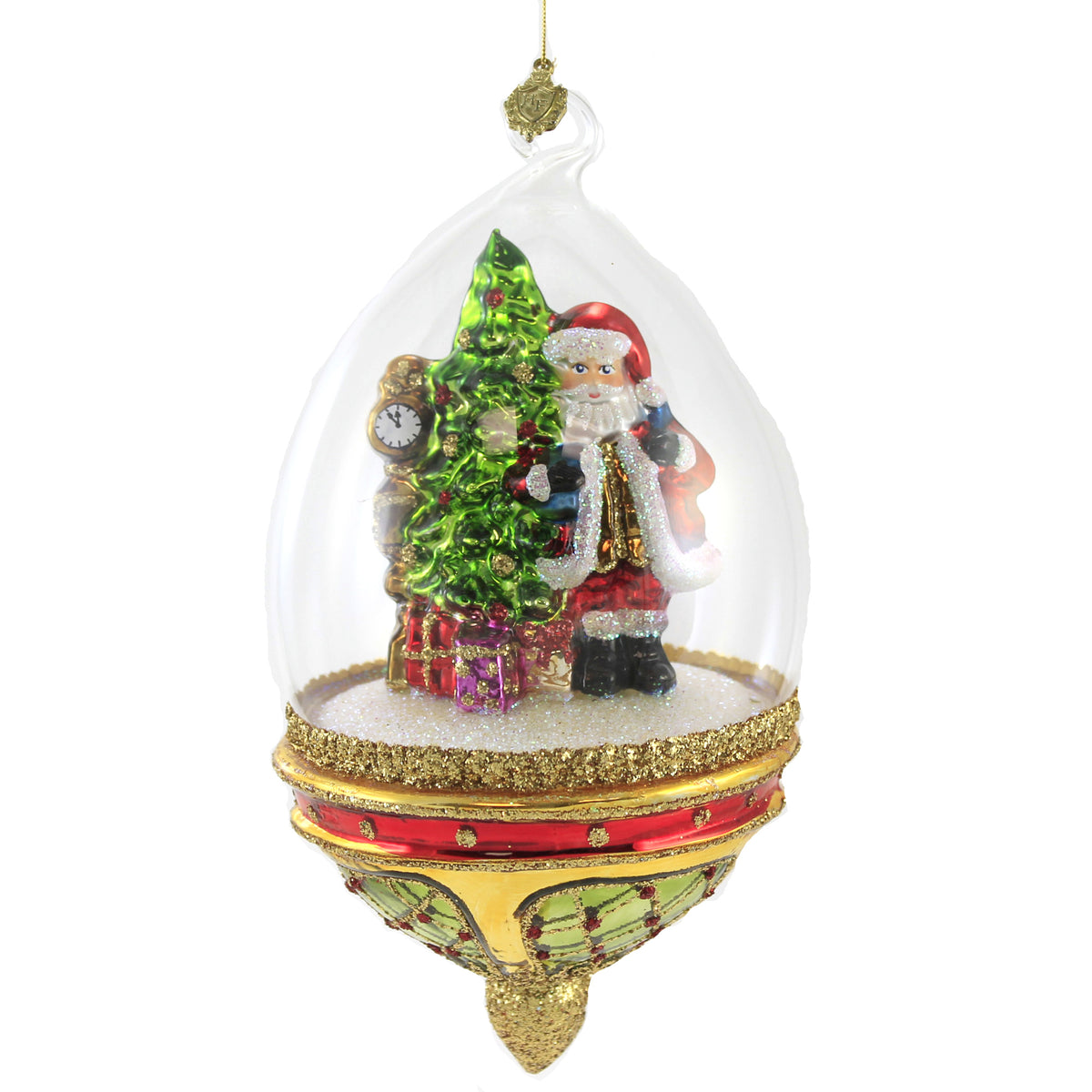 51895 Pre-Order Santa's Midnight Moment In Dome HF865