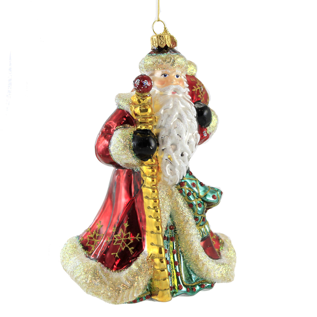 (51896) Santa W/ Glittered Beard