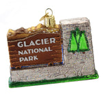 Old World Christmas 3.0 Inches Tall Glacier National Park. Glass Montana Wildlife Lakes 36174.