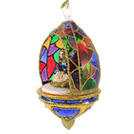 Huras Stained Glass Nativity Dome - - SBKGifts.com