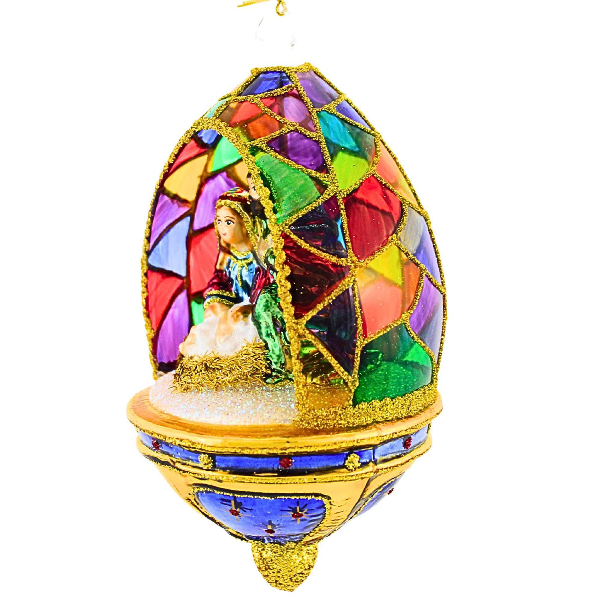 Huras Family Holy Family In Elegant Glass Dome - - SBKGifts.com