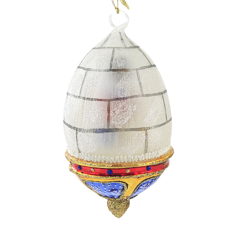 Huras Snowman In Igloo Dome - - SBKGifts.com