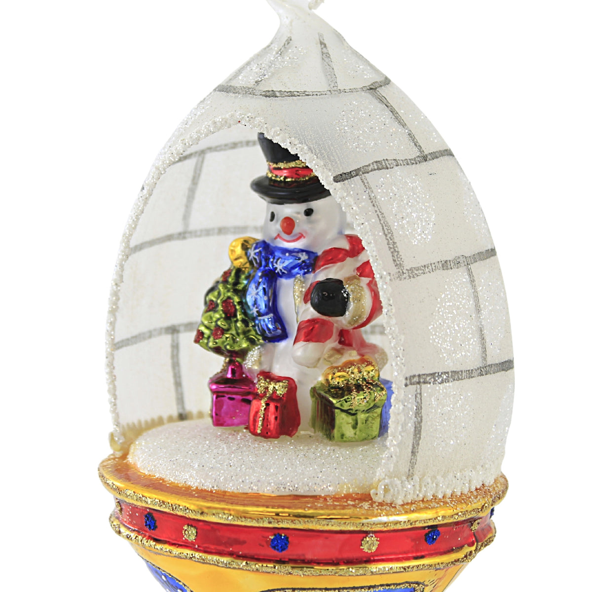 Huras Family Cheerful Frosty In Dome - - SBKGifts.com