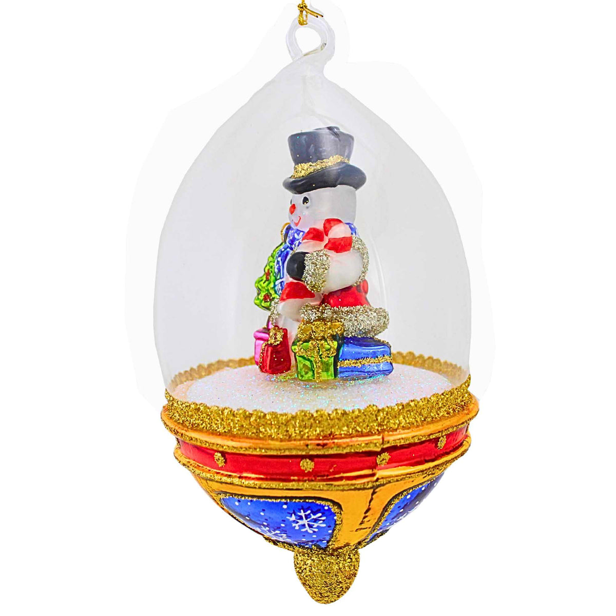 Huras Family Cheerful Frosty In Dome - - SBKGifts.com