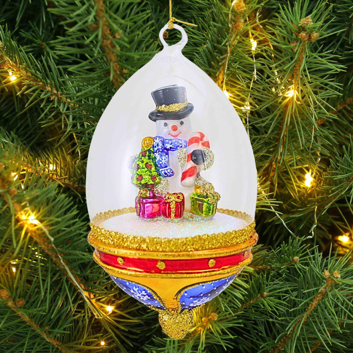 Huras Family Cheerful Frosty In Dome - - SBKGifts.com