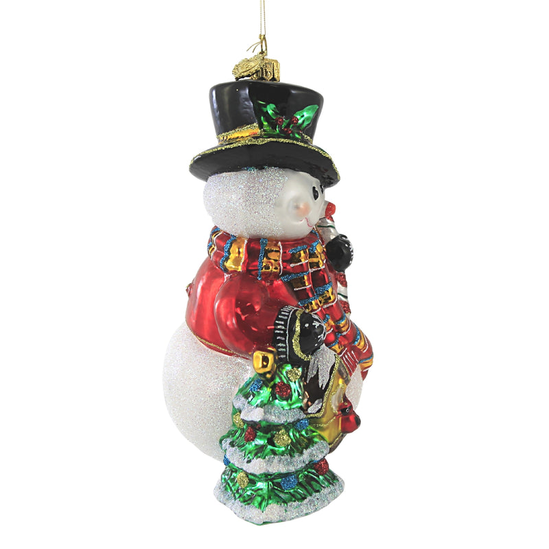 Huras Snowman W/ Christmas Tree - - SBKGifts.com