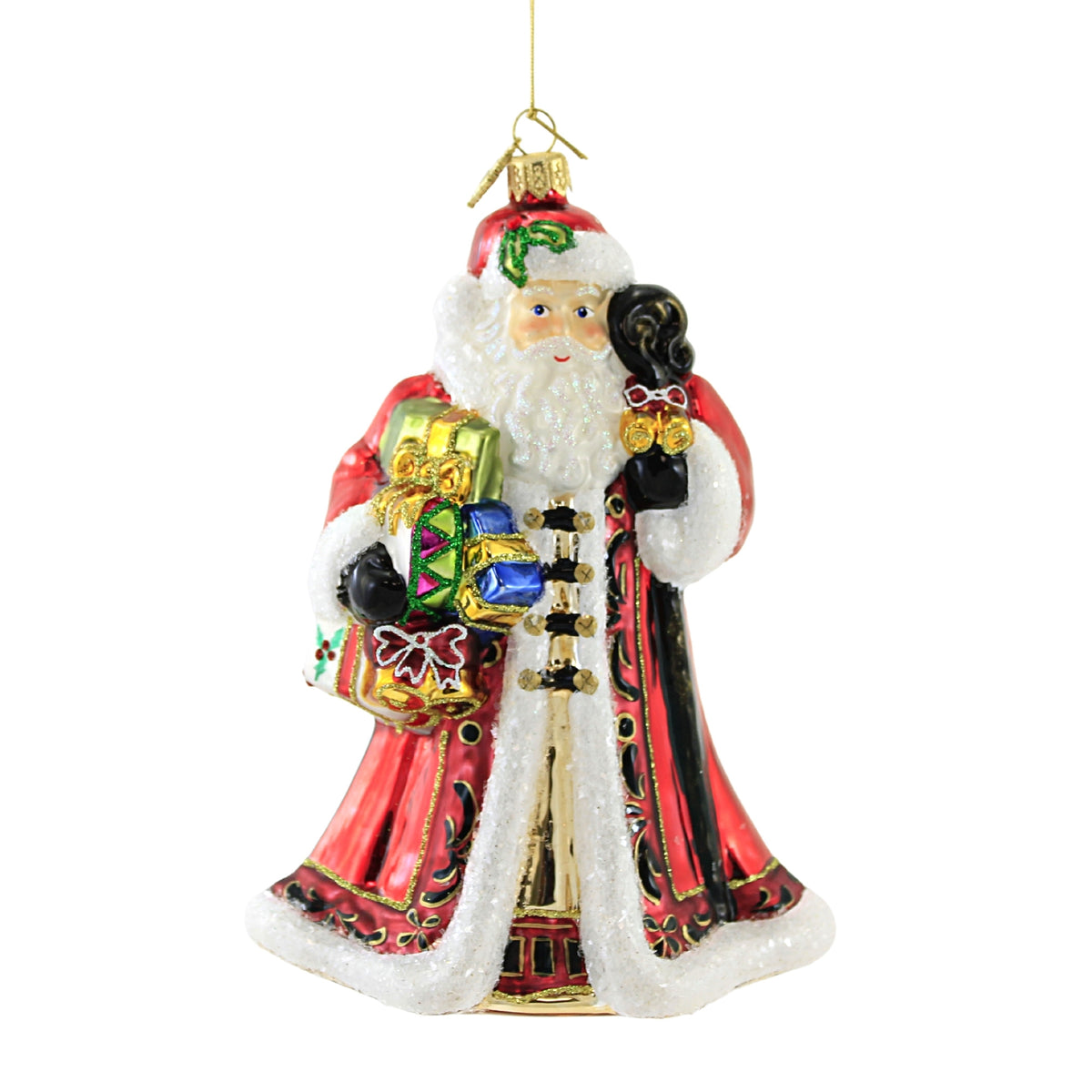 (51980) Santa W/ Drum & Colorful Gifts