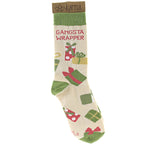 Novelty Socks Holiday Socks Gangsta Wrapper Christmas Funny Presents Ka112501