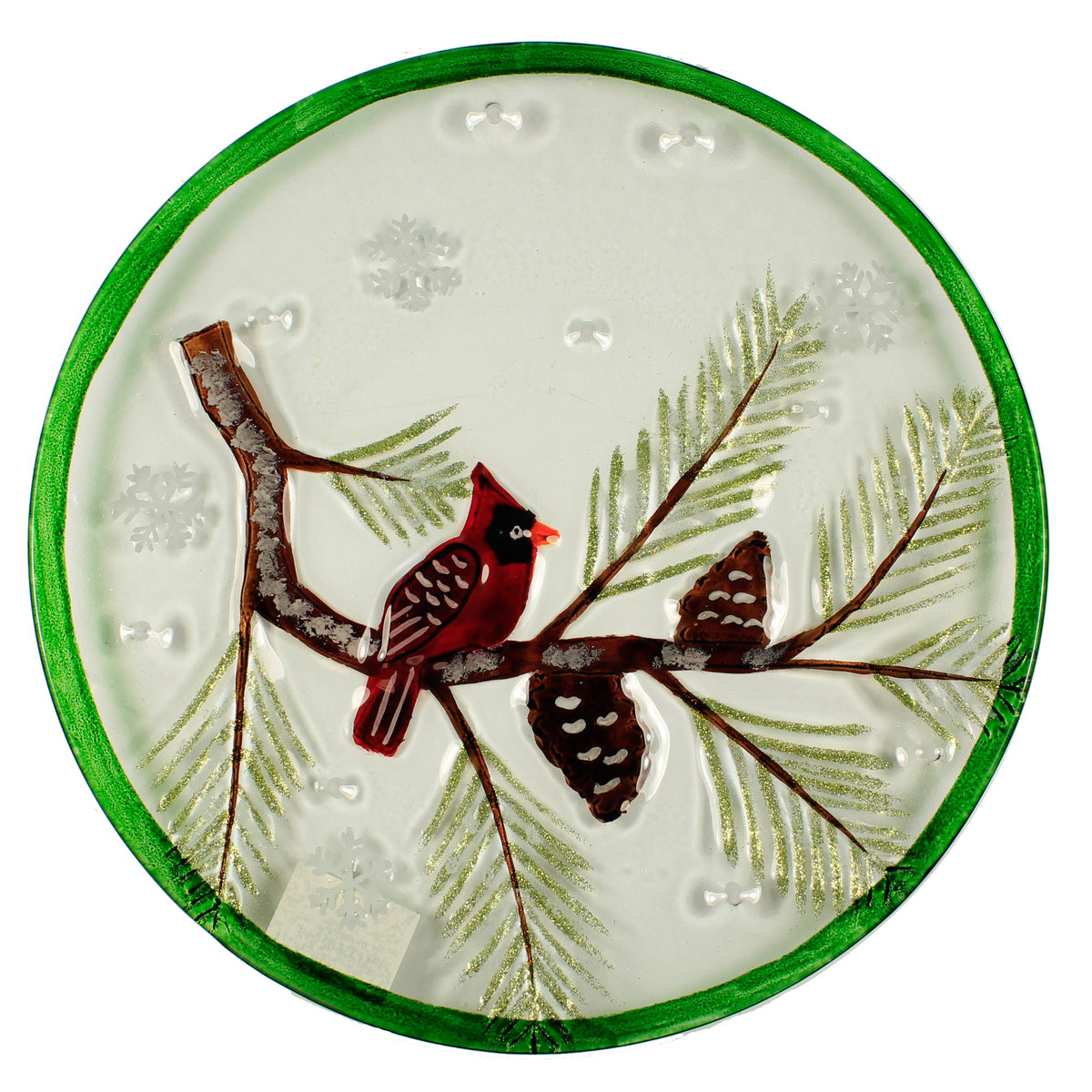 (52053) Winter Cardinal Platter