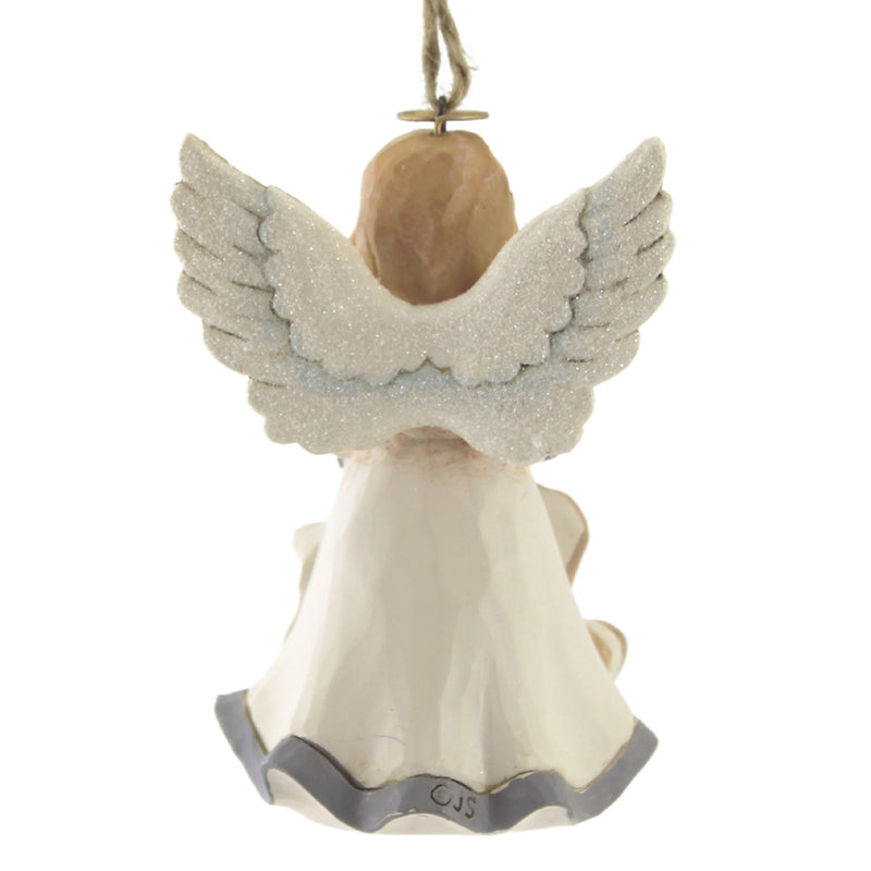 Jim Shore Woodland 2021 Angel Ornament - - SBKGifts.com