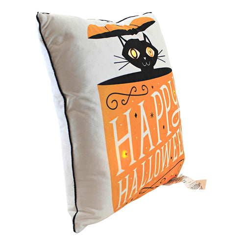 C & F Festive Fright Cat Pillow - - SBKGifts.com