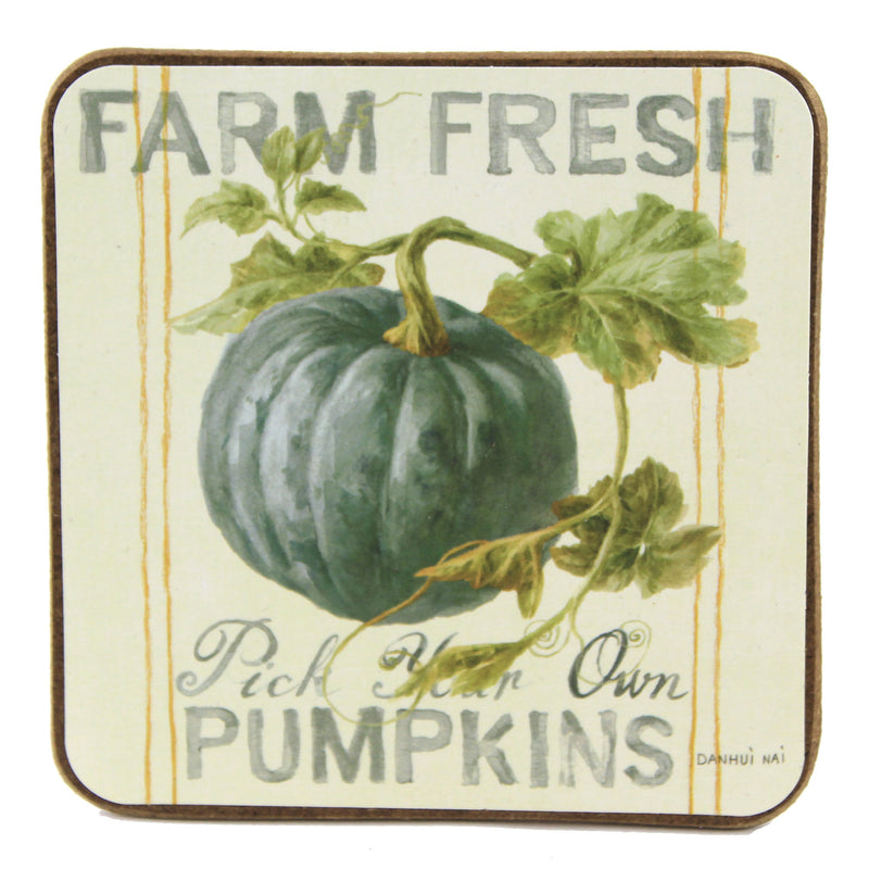 Tabletop Pumpkin Patch Coasters - - SBKGifts.com