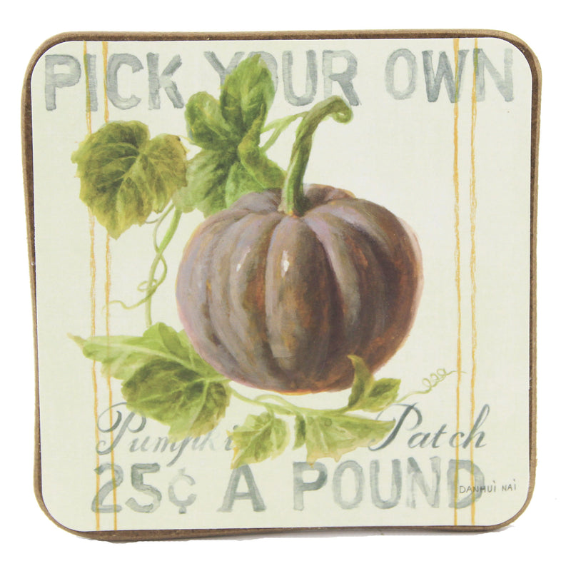 Tabletop Pumpkin Patch Coasters - - SBKGifts.com