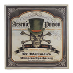 Halloween 3D Poison Skeleton Wall Art Wood Halloween Hanging Picture Xwal76398 (52077)