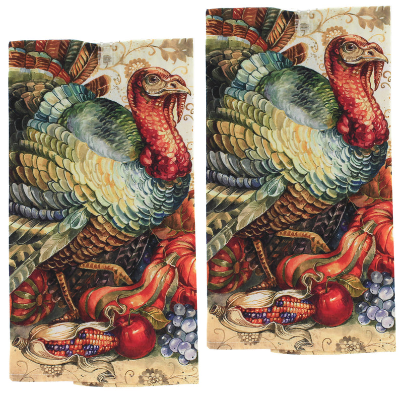 Decorative Towel Traditional Turkey Towel Kitchen Thanksgiving  Corn 861712493