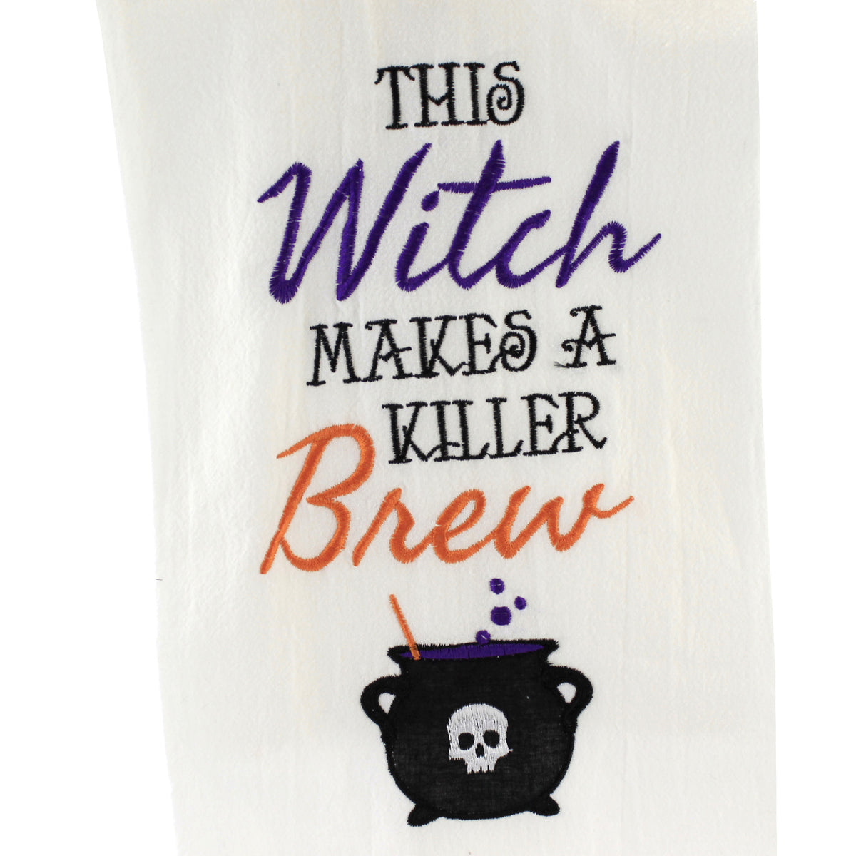 Decorative Towel Flying Witch And Her Brew Towel - - SBKGifts.com