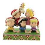 Jim Shore Stacked With Friendship Polyresin Snnoppy Gang Pyramid 6008953