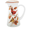 (52147) Stony Creek Cardinal With Aspen Pitcher, 8.75 Inch, Lighted Birds Fall Glass Bca1208