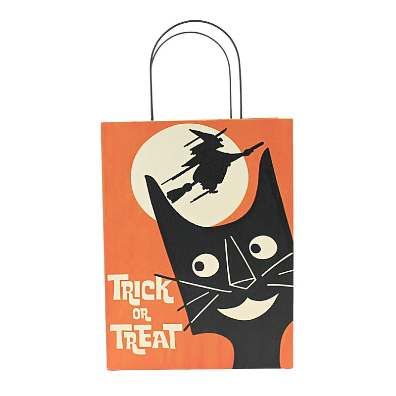 Halloween Halloween Tin Treat Bag Metal Witch Moon Black Cat Tf0137 (52223)