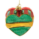 Huras Red & Gold Heart Shaped Box - - SBKGifts.com