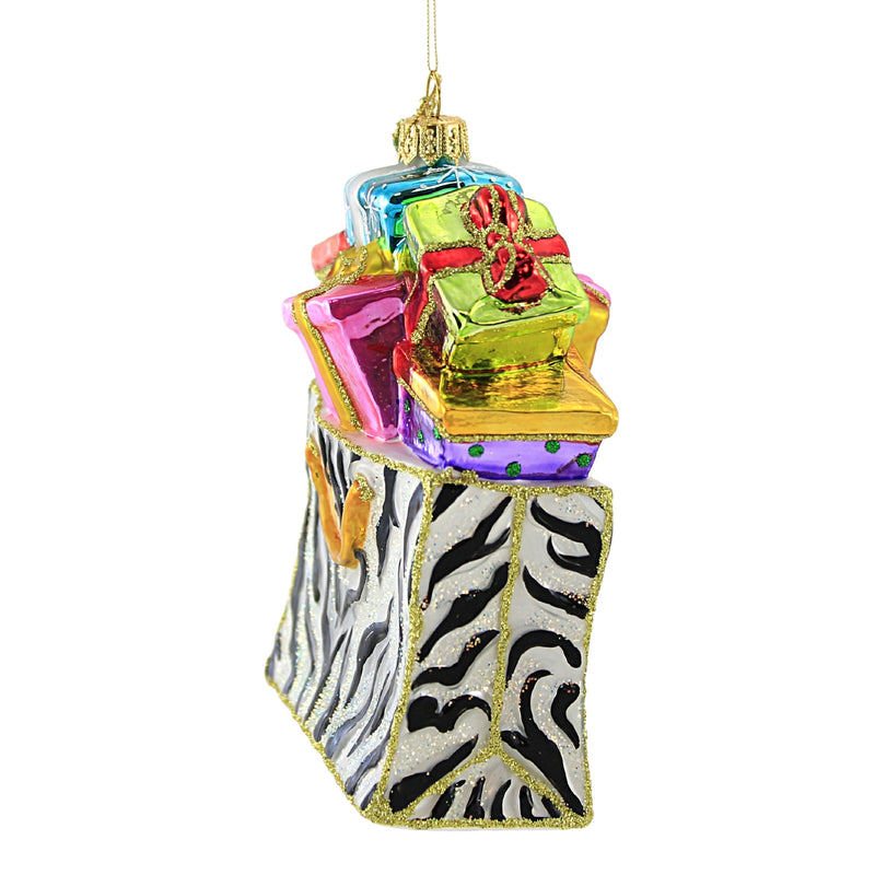 Huras Zebra Shopping Tote & Gifts - - SBKGifts.com
