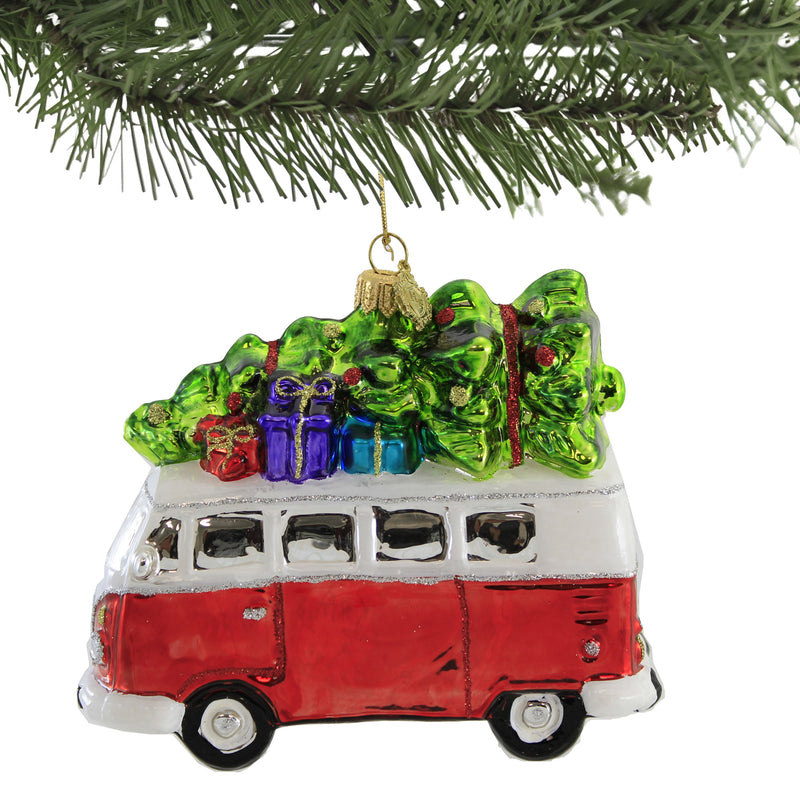 Huras Retro Van With Christmas Tree - - SBKGifts.com