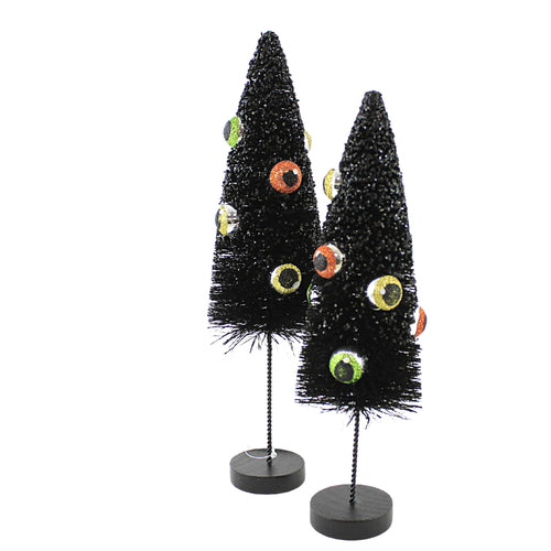 Halloween Eerie Eyeball Bottle Brush Tree - - SBKGifts.com