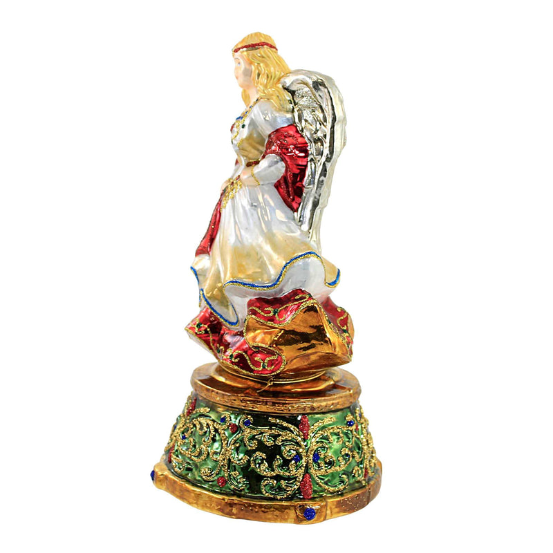 Huras Family Angel On Scrolled Base - - SBKGifts.com