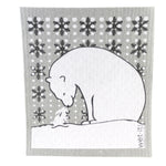 Swedish Dish Cloth Winter Pig & Cuddly Polar Bear - - SBKGifts.com