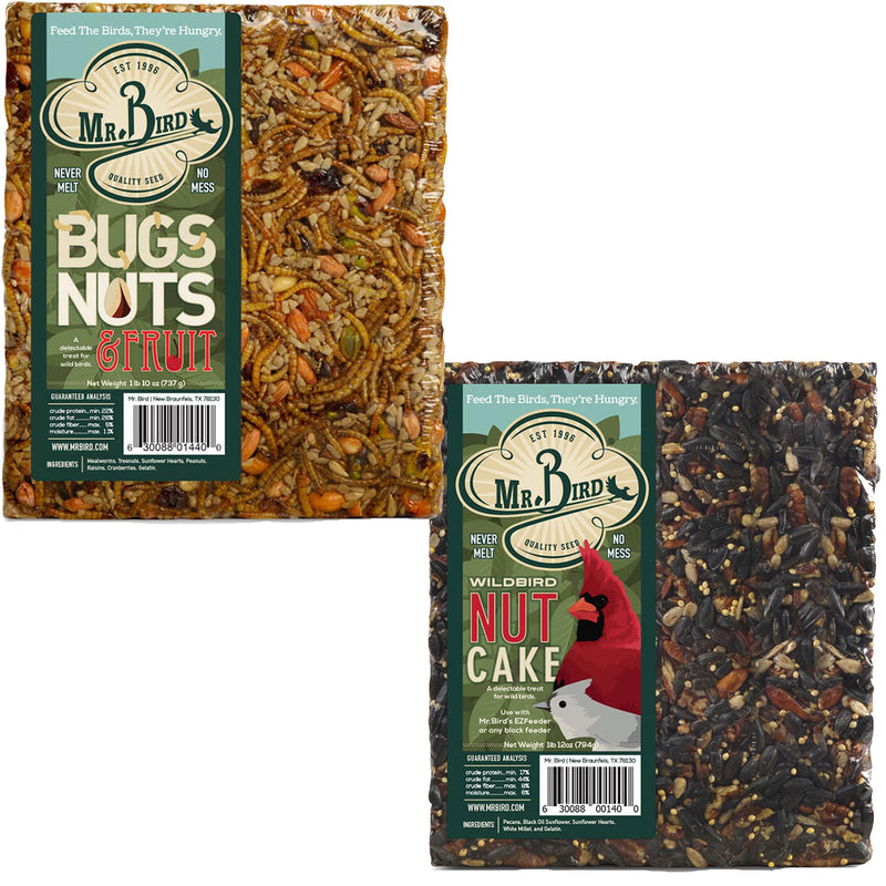 Home & Garden Nut Cake And Bugs Nuts Seed Bird Feed Cakes No Mess 440*140