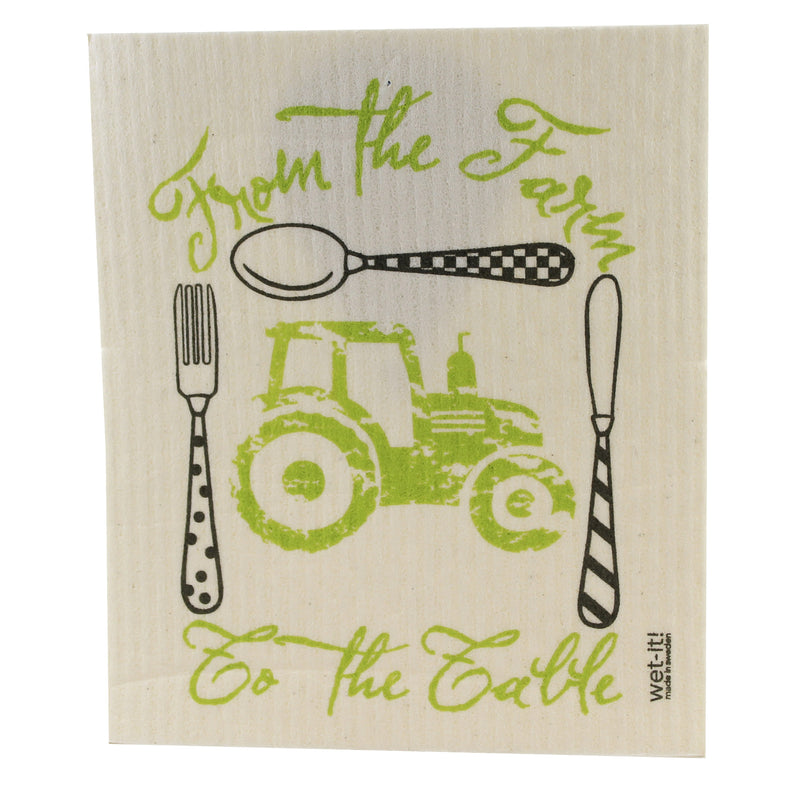 Swedish Dish Cloth Farm To Table Corn Tomato - - SBKGifts.com