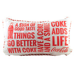 Transpac Coke Adds Life Pillow - One Pillow 12 Inch, Polyester - Better With Coke V3569 (52314)