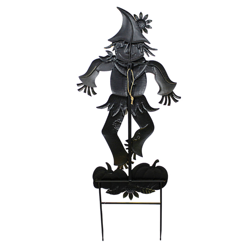 Fall Scarecrow With Pumpkins Stake - - SBKGifts.com