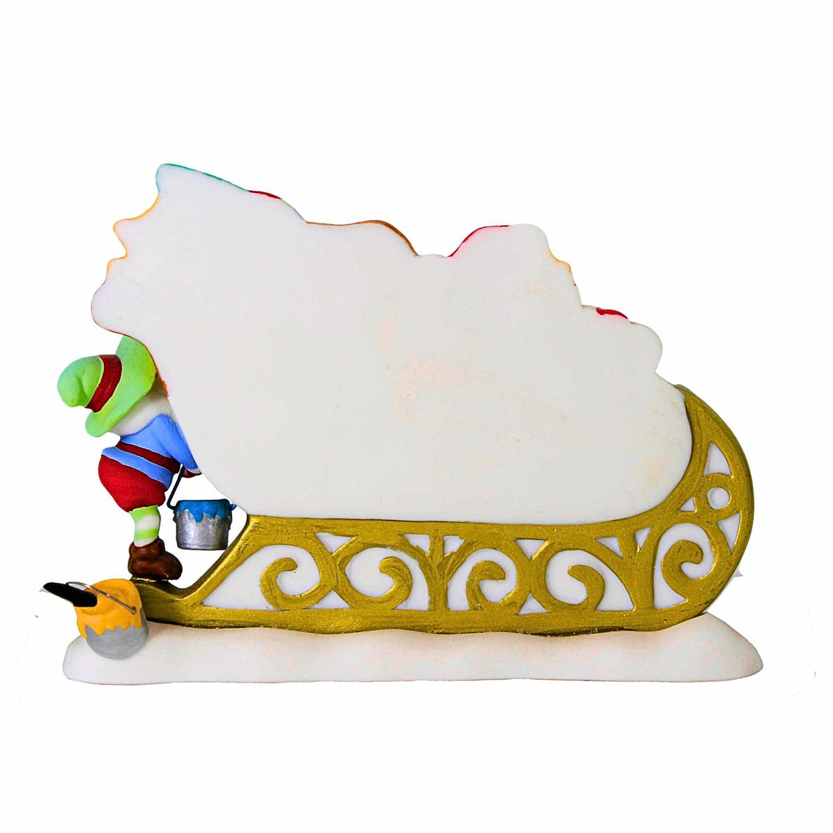 Enesco Santa's Sleigh Sign - - SBKGifts.com