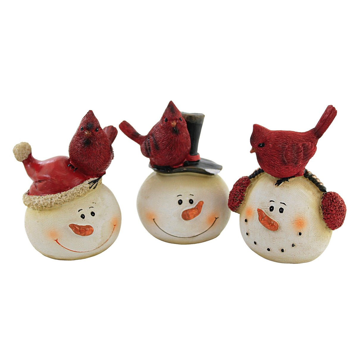 (52352) Snowmen W/ Cardinals
