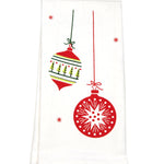 Vintage Ornament &  Retro Angel - 2 Towels 24 Inch, Cotton - Set/2 Kitchen Christmas 100% Vl8283s (52381)