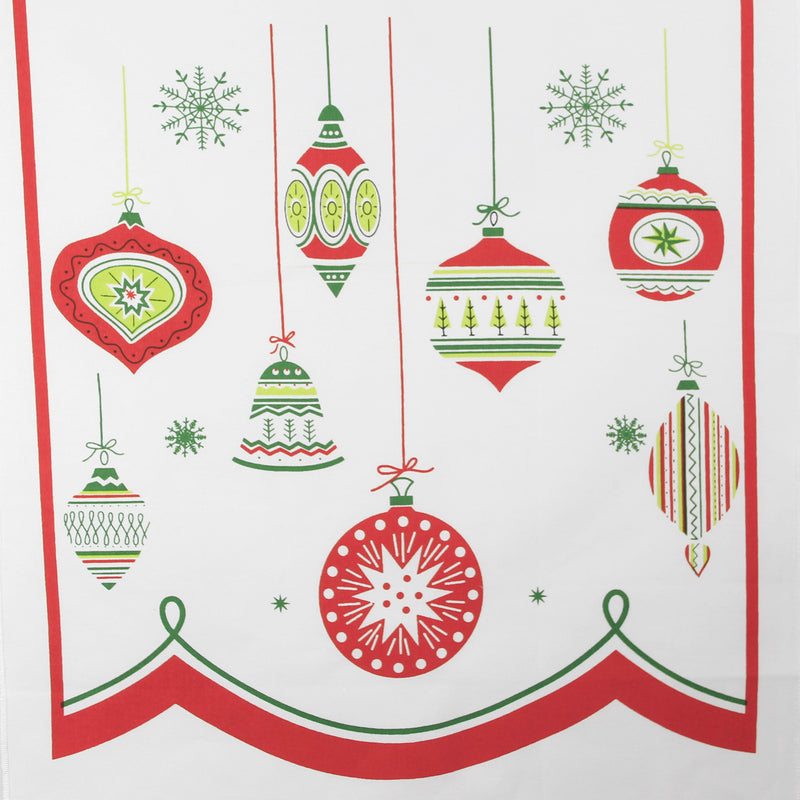 Christmas Shiny Ornament Table Runner - - SBKGifts.com