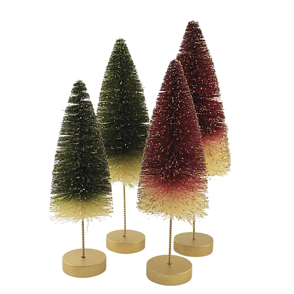 (52387) Red/Green Bottle Brush Trees