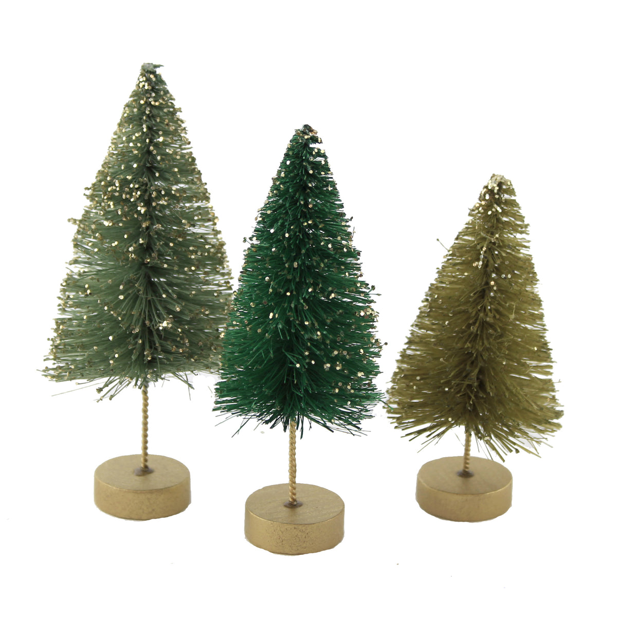 Christmas Jewel-Tone Mini Bottle Brush - - SBKGifts.com