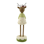 Christmas Reindeer Girl With Holly - - SBKGifts.com