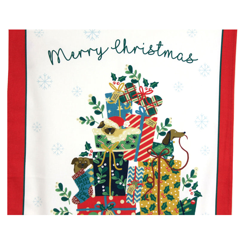 Tabletop Hound Dog Going Home Xmas - - SBKGifts.com