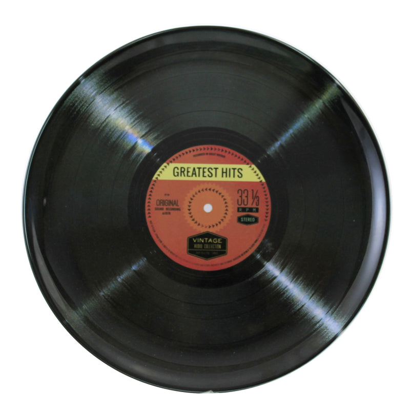 Tabletop Record Plate Melamine Greatest Hits 33 1/3 Rpm Sf0044