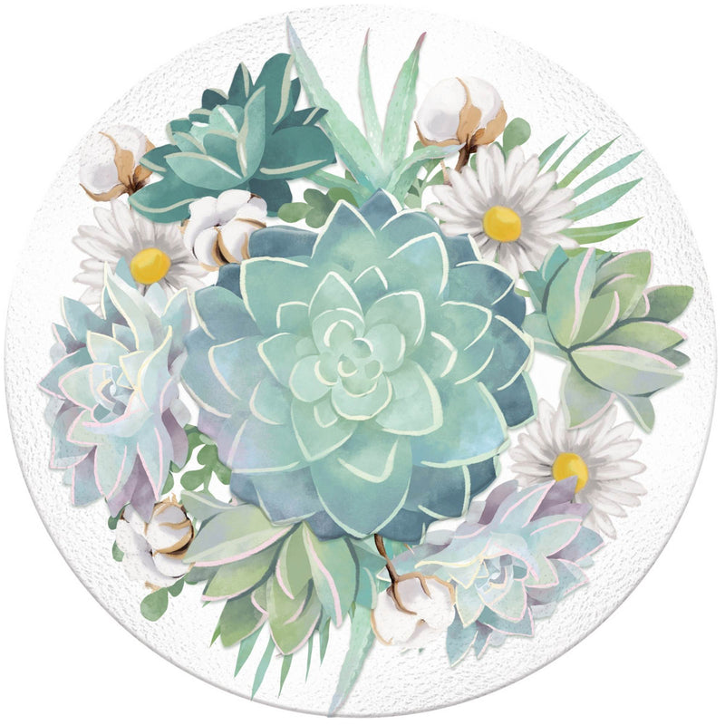 Home & Garden Harvest Succulents Bird Bath - - SBKGifts.com