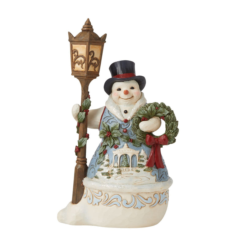 Jim Shore Be The Light This Season Christmas Snowman Meaningful 6009494