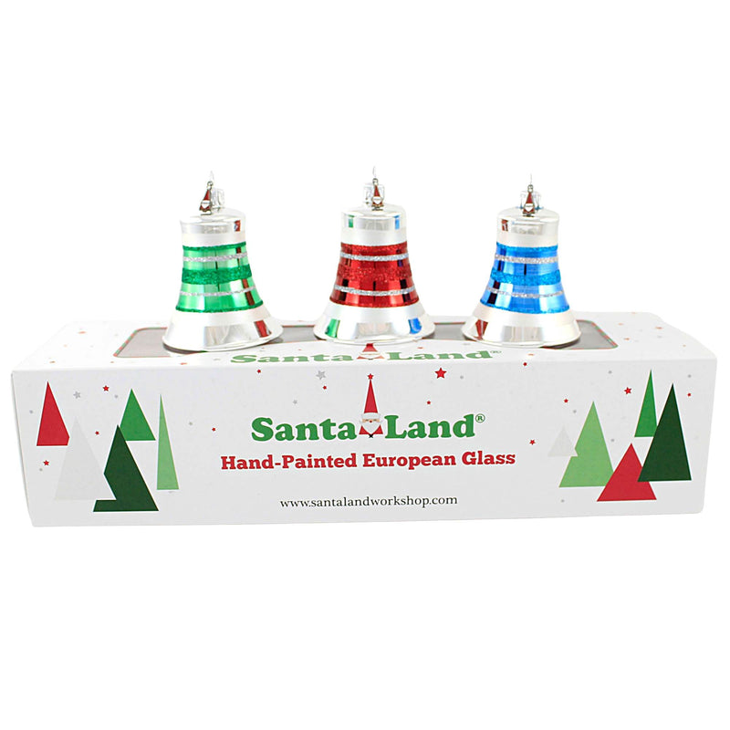 Santa Land Yuletide Jubilant Bells Set / 3 - - SBKGifts.com