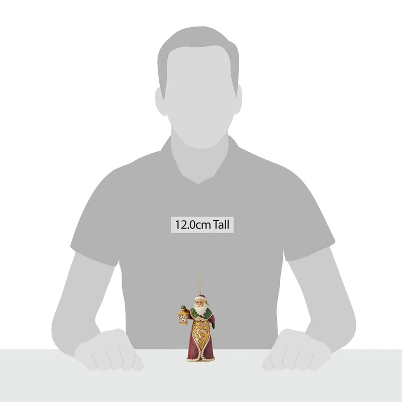 Jim Shore Santa With Lantern - - SBKGifts.com