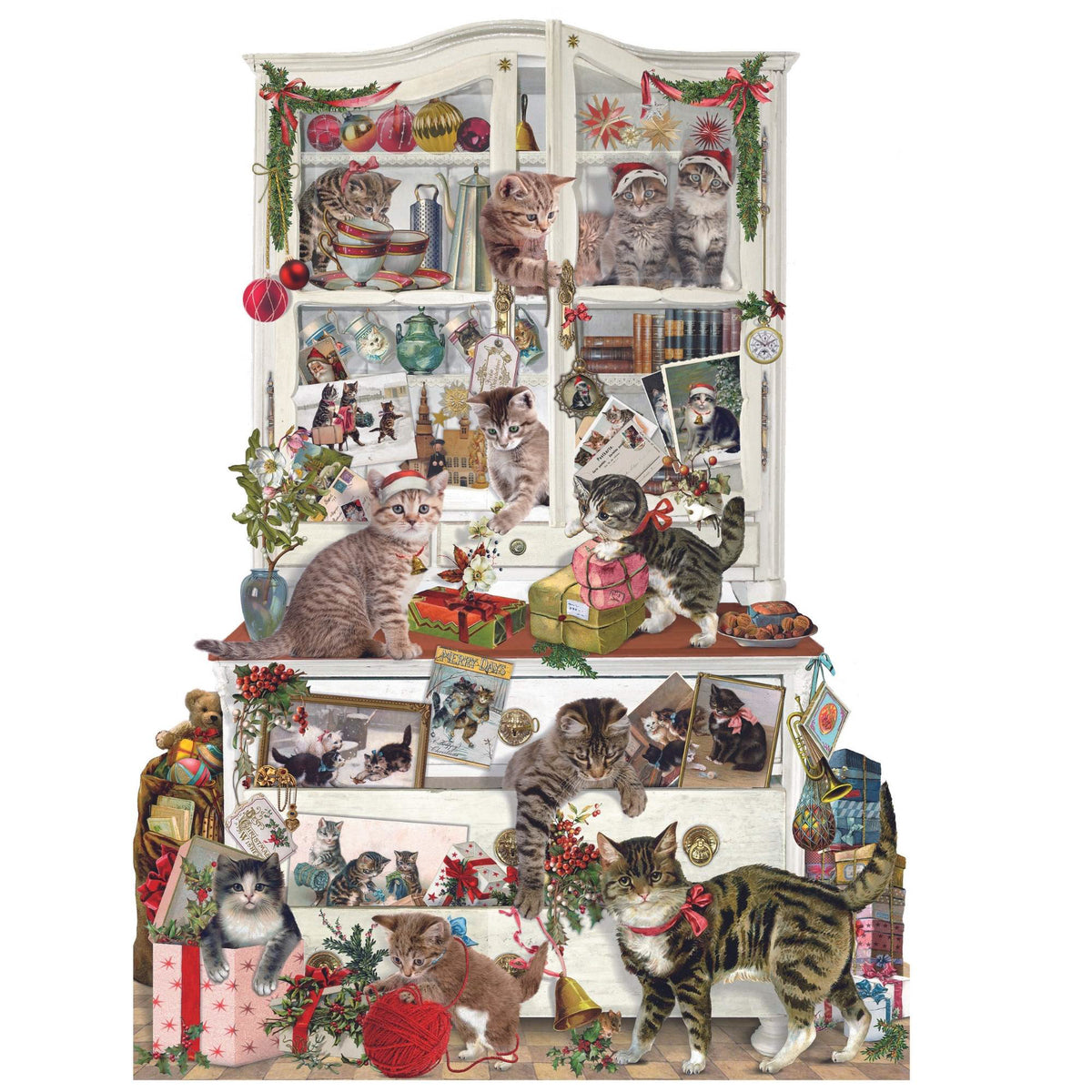 Mischievous Christmas Cat 52618