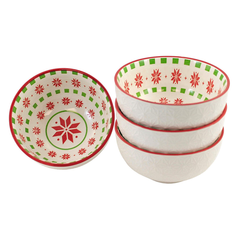 Tabletop Snowflake Mini Snack Bowls - - SBKGifts.com
