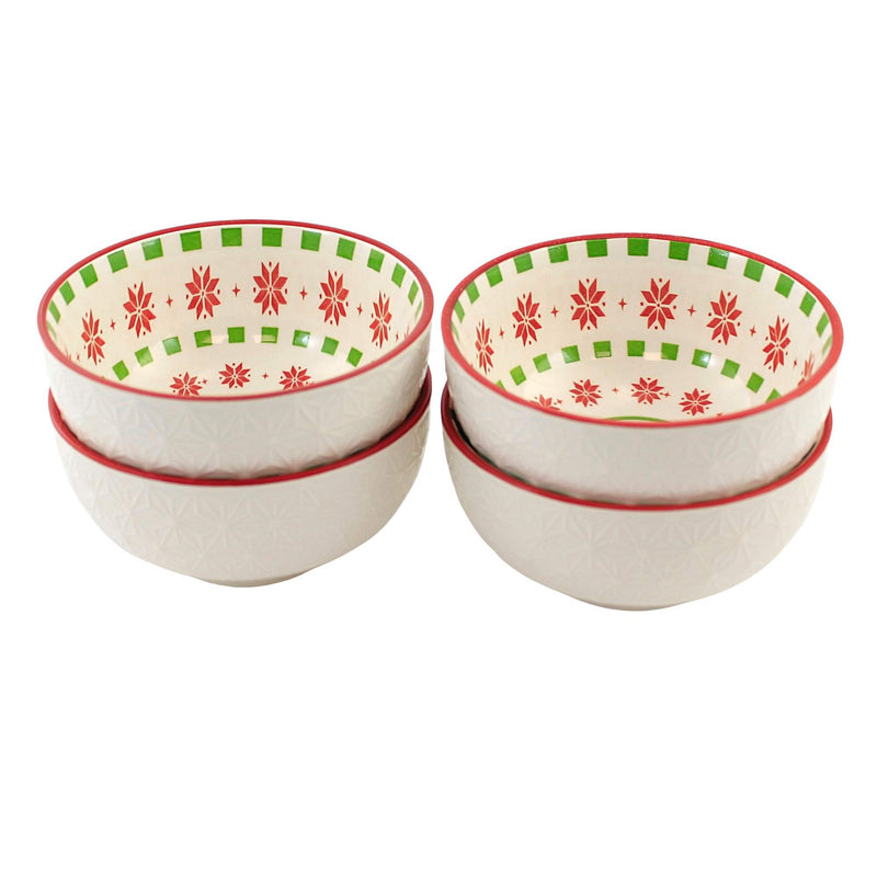 Tabletop Snowflake Mini Snack Bowls - - SBKGifts.com